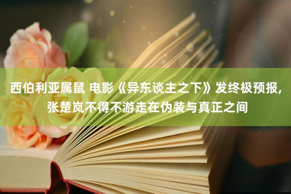 西伯利亚属鼠 电影《异东谈主之下》发终极预报, 张楚岚不得不游走在伪装与真正之间